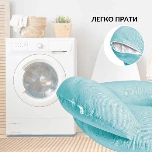 Подушка для кормления Sei Design Диванчик Полоска Мятный 60х70х16 см 8-35409*004