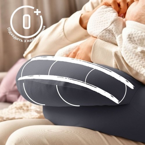 Подушка для кормления Sei Design Диванчик Темно-серый 60х70х16 см 8-36177*004