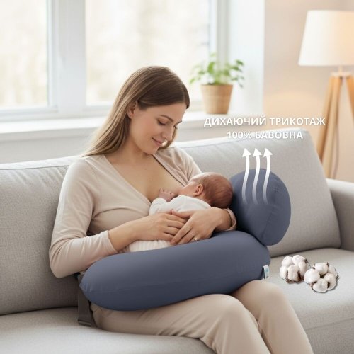 Подушка для кормления Sei Design Диванчик Темно-серый 60х70х16 см 8-36177*004