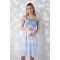 Платье для беременных и кормящих Юла Мама Marine Голубой DR-26.103