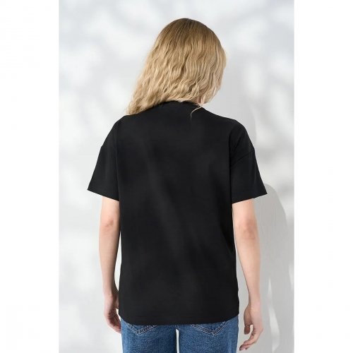 Футболка для беременных и кормящих Юла Мама Goldie Черный NR-26.063