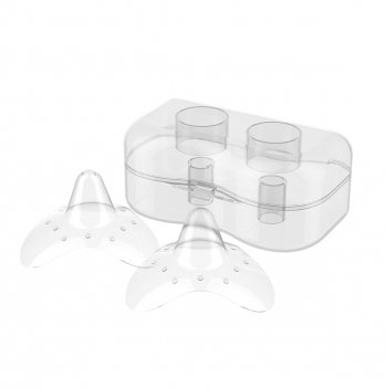 Силиконовые накладки на грудь BabyOno Natural Nursing M 2 шт 823/M