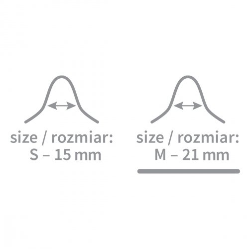 Силиконовые накладки на грудь BabyOno Natural Nursing M 2 шт 823/M