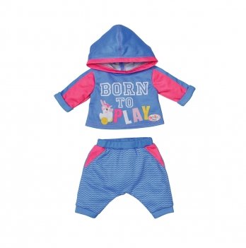 Набор одежды для куклы BABY Born Спортивный костюм Голубой 830109-2