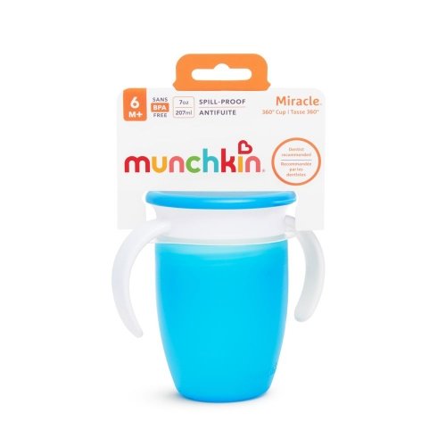 Чашка непроливайка Munchkin Miracle 360 207 мл Голубой 012271