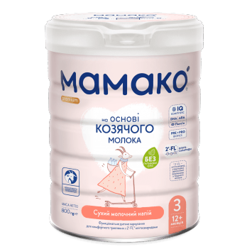 Детская смесь на основе козьего молока Mamako Premium 3 12+ мес 800 г 1105325