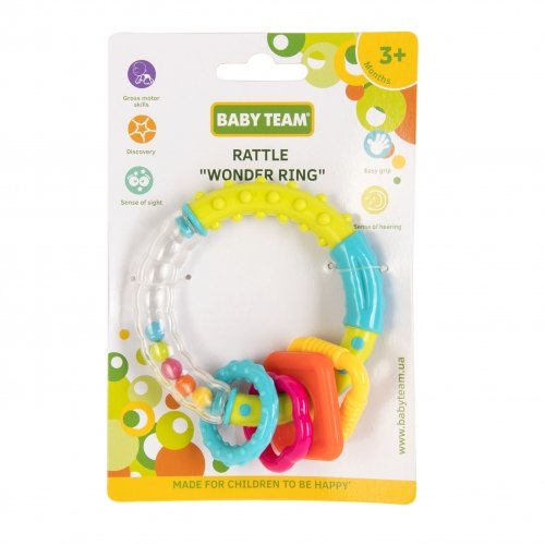 Развивающая игрушка погремушка Baby Team 8441