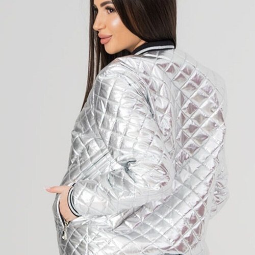 Демисезонная куртка для беременных To Be Серебро 4166