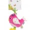 Игрушка-подвеска музыкальная Baby Team 8543 Птичка розовая