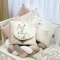 Бортики в кроватку Маленькая Соня Art Design Оленёнок Розовый/Серый 0739425