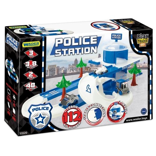 Игровой набор для детей Wader Play Tracks City Полиция 53520