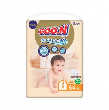 Подгузники GOO.N Premium Soft для детей 7-12 кг размер 3(M) 64 шт 863224