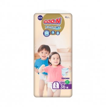 Подгузники GOO.N Premium Soft для детей 12-17 кг размер 5(XL) 36 шт 863229