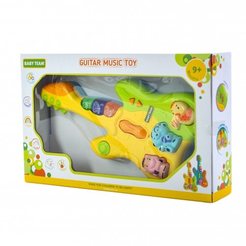 Музыкальная игрушка Baby Team Гитара Желтый 8644 