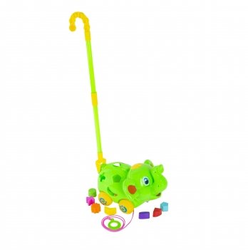 Детская игрушка каталка сортер Baby Tea Слон Зеленый 8661 