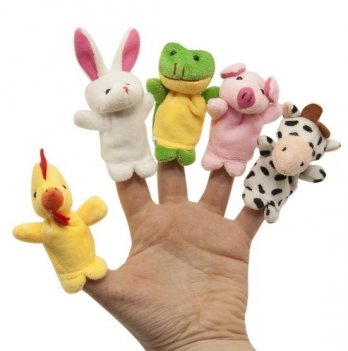 Набор игрушек на пальцы Baby Team 8710 Весёлые пушистики