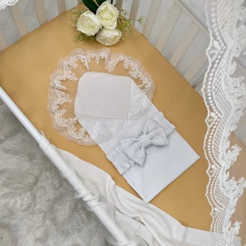 Бант на выписку Маленькая Соня Универсальный Белый 890032