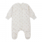 Человечек для новорожденных ЛяЛя Горох и сердце 0 - 3 мес Футер Молочный/Бежевый 8ФТ036_6-02
