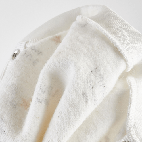 Человечек для новорожденных ЛяЛя Mummy loves me 0 - 3 мес Футер Молочный/Коричневый 8ФТ036_6-194