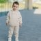 Детский костюм Bembi Тринитка 2023 7 - 13 лет Трикотаж тринитка Молочный КС755