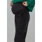 Карго штаны для беременных с начесом Юла Мама Kirsten Черный TR-43.121
