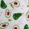 Пеленка для детей муслин Minikin Авокадо 75х90 см Белый/Зеленый 190814