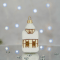 Елочная игрушка Santa Shop Зимовий палац Белый 8 см 4820001180152