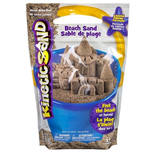 Песок для детского творчества Wacky-Tivities - KINETIC SAND BEACH (натуральный цвет, 1360 г)