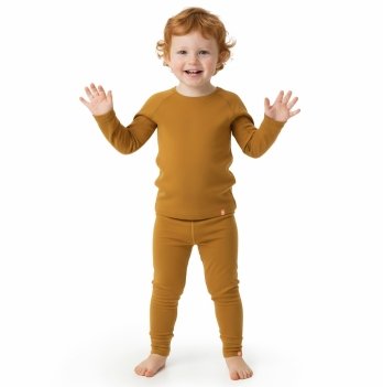 Термобелье детское Софія Wooly 1 - 6 лет Шерсть мериноса Горчичный 9204/1