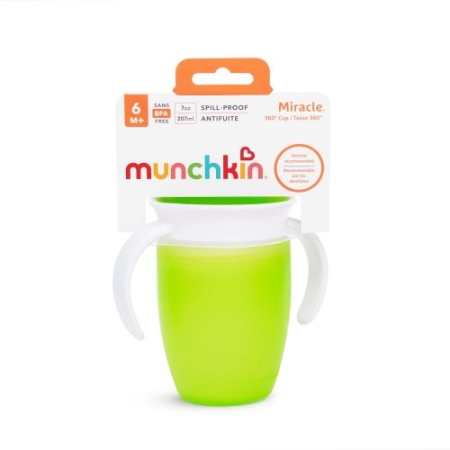 Чашка непроливайка Munchkin Miracle 360 207 мл Салатовый 012443