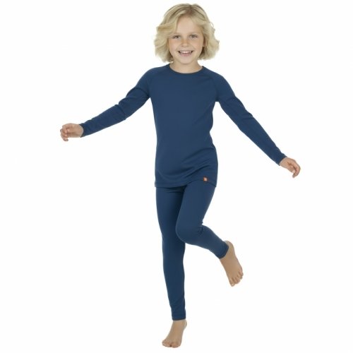 Термобелье детское Софія Wooly 7 - 14 лет Шерсть мериноса Синий 9395/2