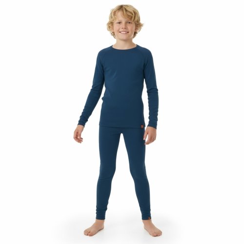 Термобелье детское Софія Wooly 7 - 14 лет Шерсть мериноса Синий 9395/2