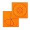 Развивающая игра Miniland Geoboard Set Набор геобордов 6 шт 15х15 см 95061