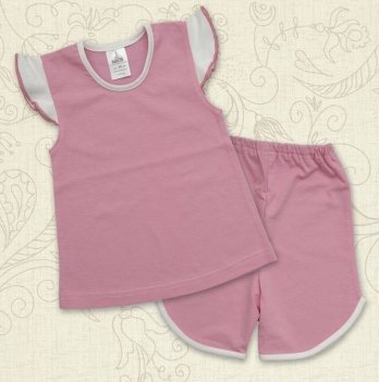 Пижама детская Бетис Лето  2-6 лет Розовый 27076128