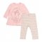 Летний костюм для девочки ЛяЛя 6 - 24 мес Интерлок Розовый К3ІН004_2-450