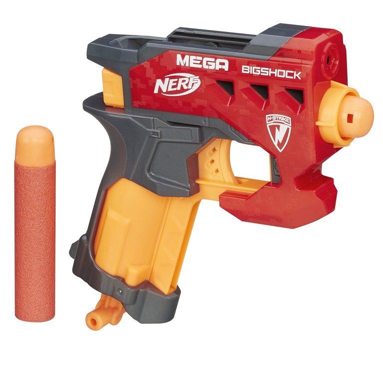 Детская игрушка бластер Hasbro Nerf Mega Bigshock A9314 Детская игрушка бластер Hasbro Nerf Mega Bigshock A9314