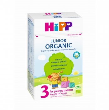 Детская молочная смесь HiPP Organic 3 от 12 месяцев 500 г 2056-02