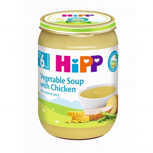Суп для детей HiPP овощной с курицей 190 г 7973