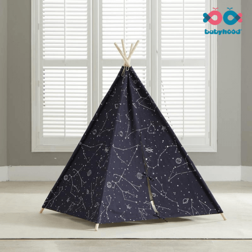 Детская палатка вигвам Babyhood Звездное небо 110х162 см AS-303