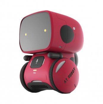 Умный робот с голосовым управлением AT-Robot на украинском языке Красный AT001-01-UKR