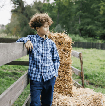 Детская фланелевая рубашка Bembi Autumn 2025 3 - 6 лет Фланель Голубой РБ205