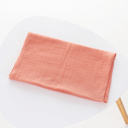 Муслиновая пеленка для детей ELA Textile&Toys Однотон Муслин Абрикосовый 100х80 см MD002АС