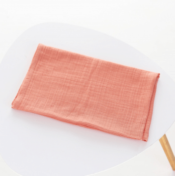Муслиновая пеленка для детей ELA Textile&Toys Однотон Муслин Абрикосовый 100х80 см MD002АС