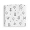 Муслиновая пеленка для детей Cosas Белый Animals Wild Grey White