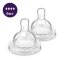Соска силиконовая к бутылочке Avent Anti-Colic 6m+ Быстрый поток 2 шт SCY764/02