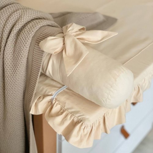 Пеленальный матрасик BBChic с рюшем Бежевый 5151741