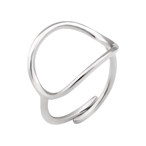 Кольцо серебряное женское безразмерное UD Kashtan Сфера ВС-214р