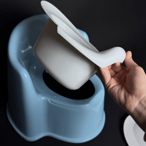 Горшок детский с антискользящим покрытием Babyhood Йойо Голубой BH-102B