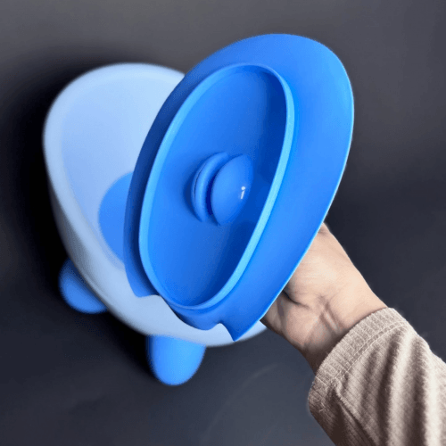 Горшок детский с антискользящими ножками Babyhood Кью Кью Голубой BH-105LB