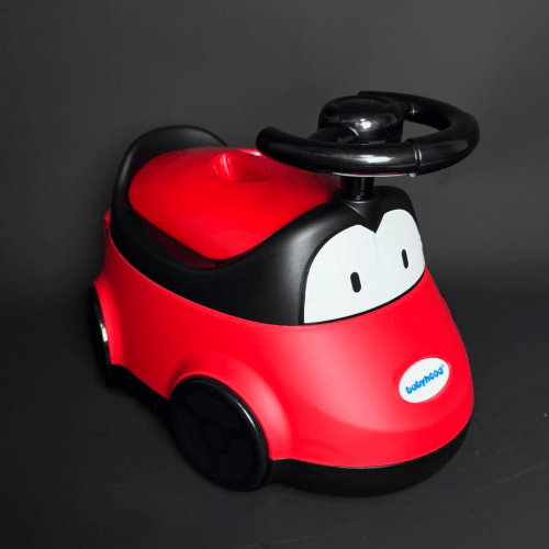Горшок детский с антискользящими ножками Babyhood Автомобиль Красный BH-116R